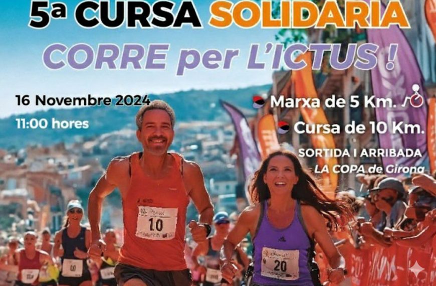 Corre por el ictus: 5ª Cursa Solidària en Girona