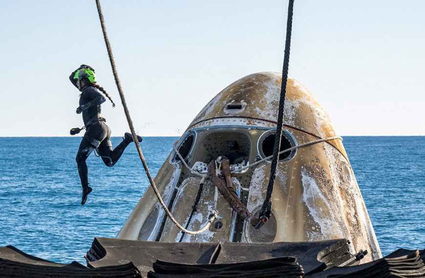 Regreso de Astronautas de la NASA con SpaceX