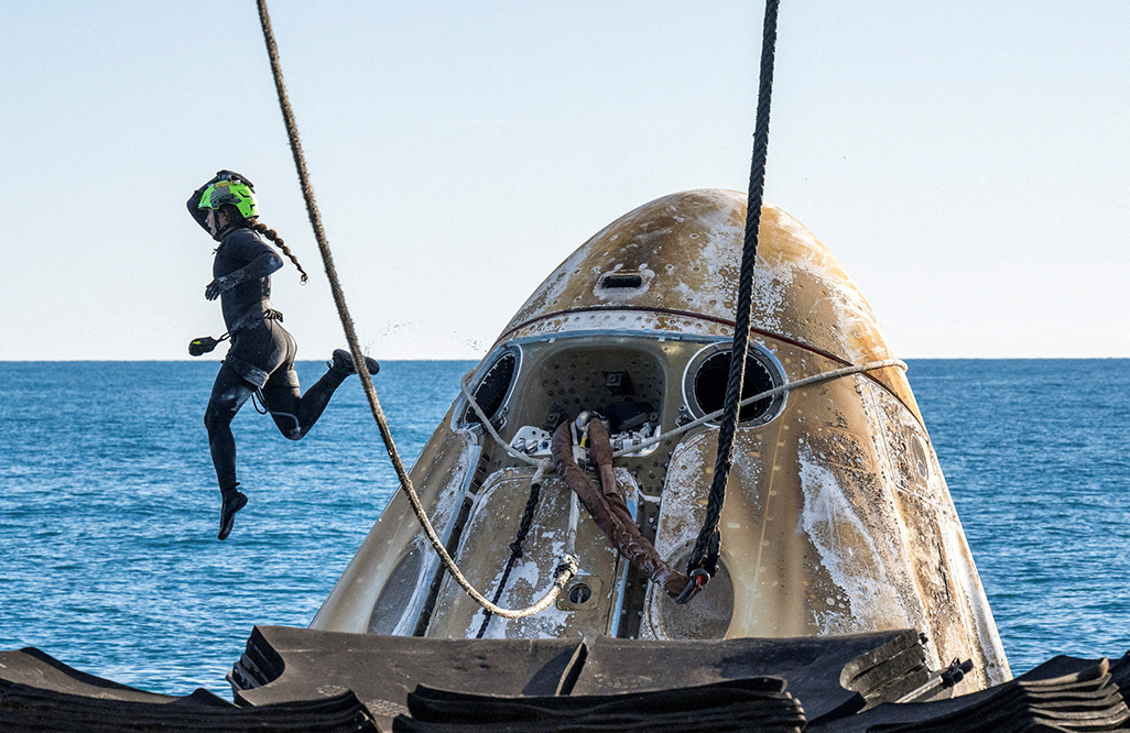 Regreso de Astronautas de la NASA con SpaceX