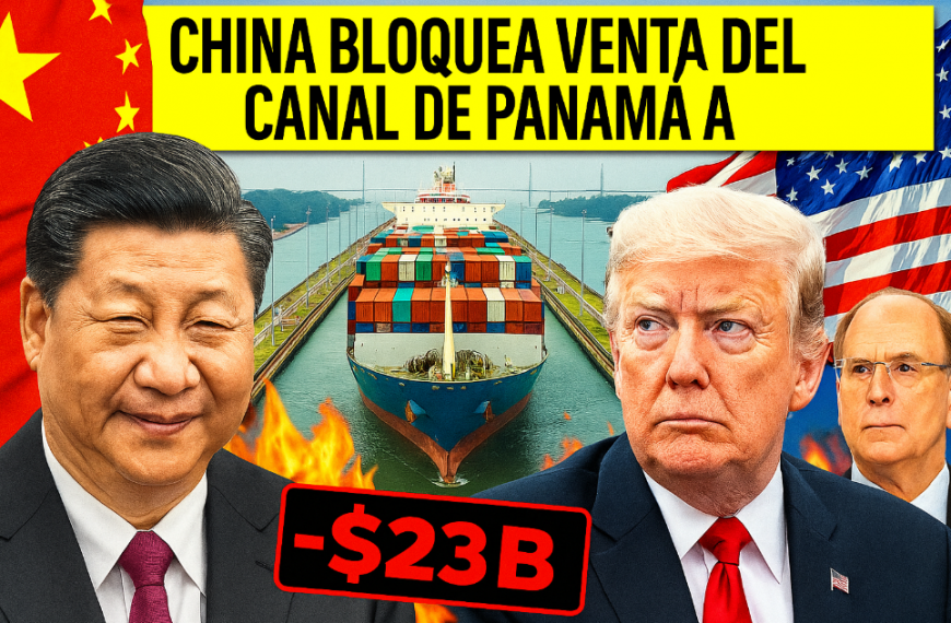China bloquea la compra de blackrock del canal de Panamá