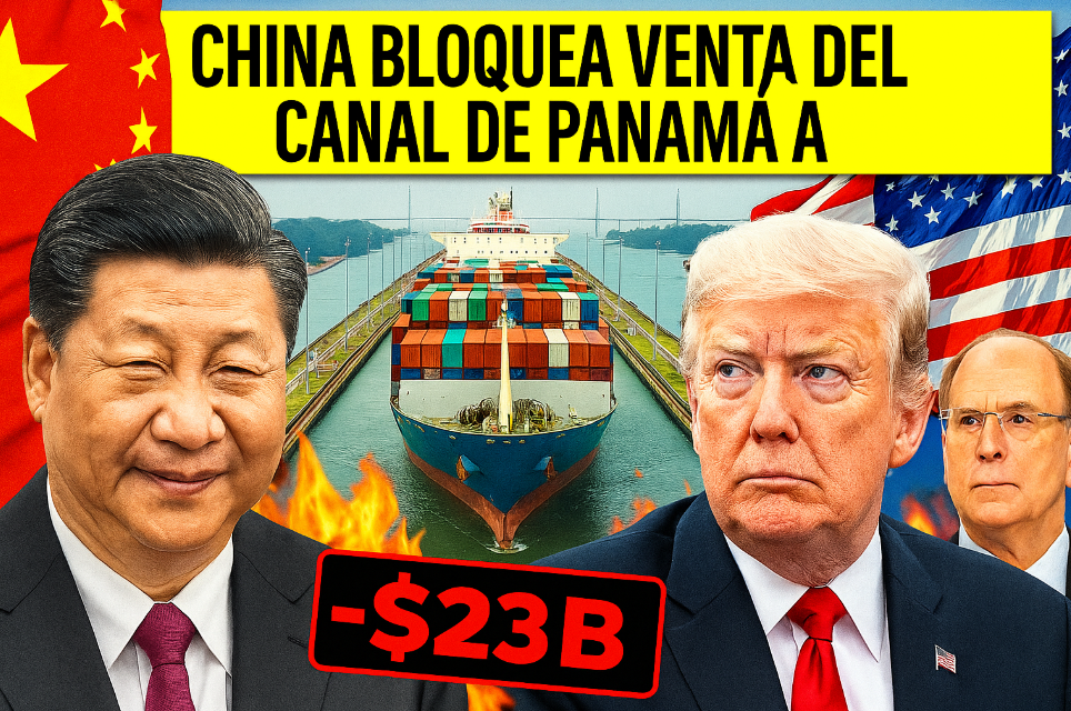 China bloquea la compra de blackrock del canal de Panamá