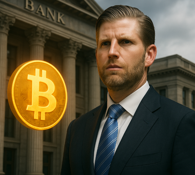 Eric Trump: bancos que no acepten cripto morirán en 10 años