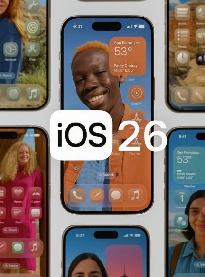 iOS 26 llegará con un rediseño completo y Apple Intelligence