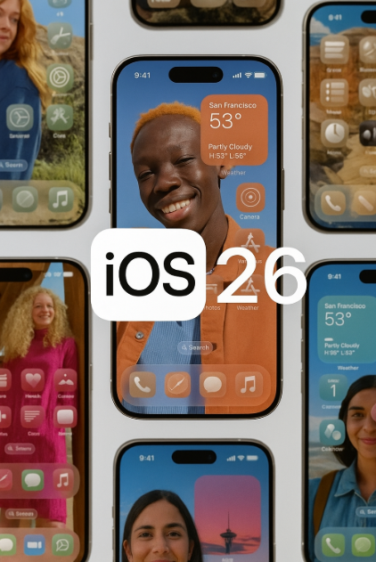 iOS 26 llegará con un rediseño completo y Apple Intelligence