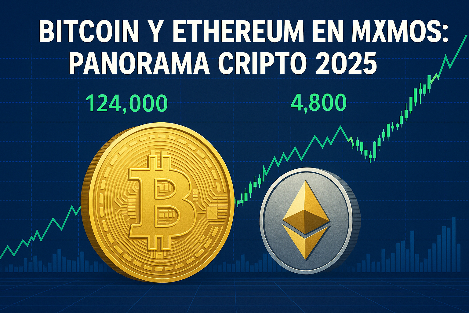 Bitcoin y Ethereum en máximos: panorama cripto 2025
