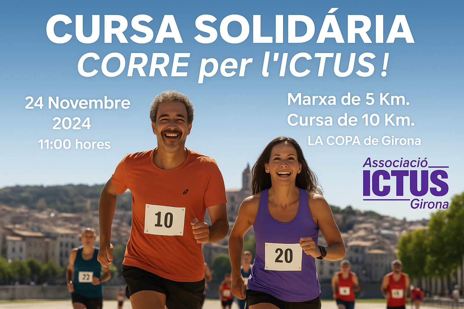 Cursa Solidaria por el Ictus: Girona se moviliza en noviembre