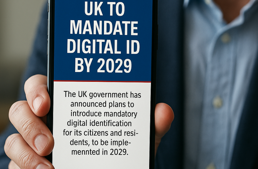 Reino Unido impondrá identidad digital obligatoria en 2029