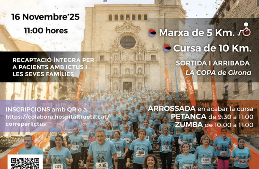 Carrera Solidaria Girona 2025: corre por una causa que salva vidas