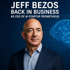 Jeff Bezos vuelve al juego como CEO de la startup de IA Prometheus