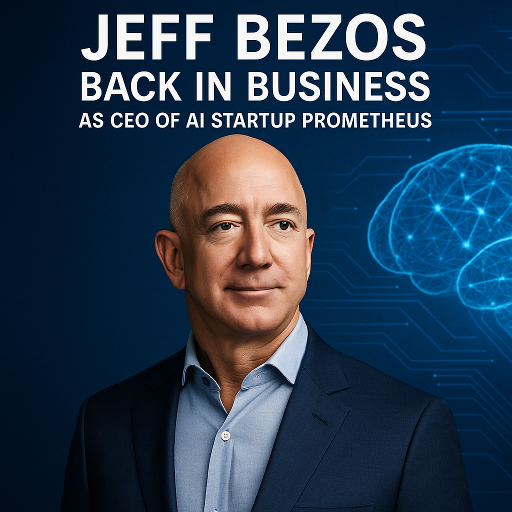 Jeff Bezos vuelve al juego como CEO de la startup de IA Prometheus