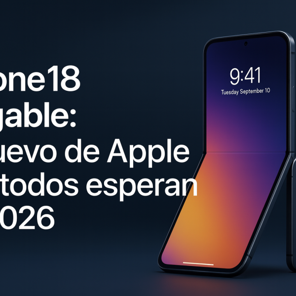 iPhone 18 plegable: descubre el móvil que cambiará 2026