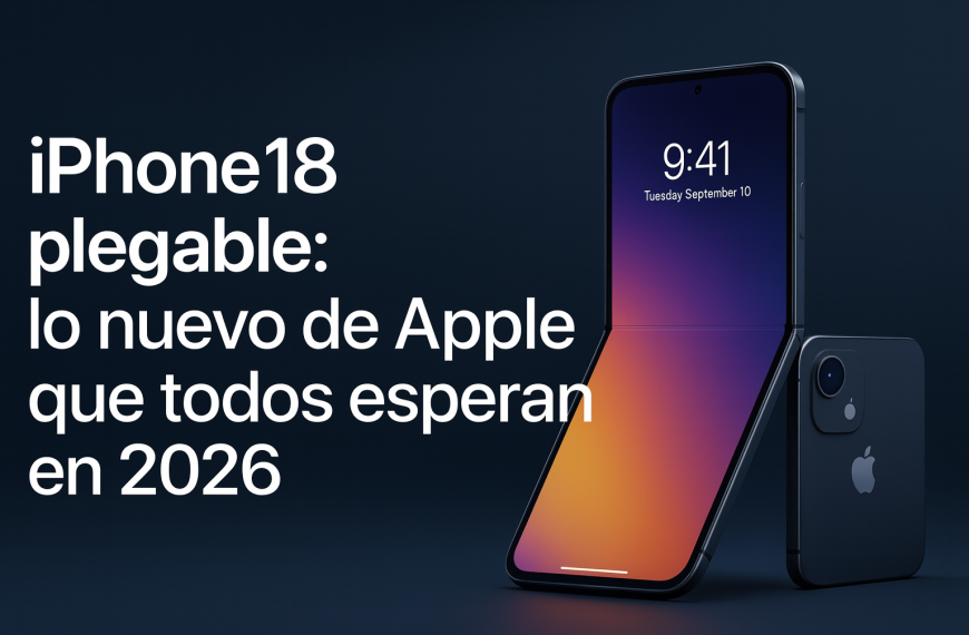 iPhone 18 plegable: descubre el móvil que cambiará 2026
