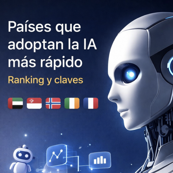 Países que adoptan la IA más rápido: ranking y claves 2026