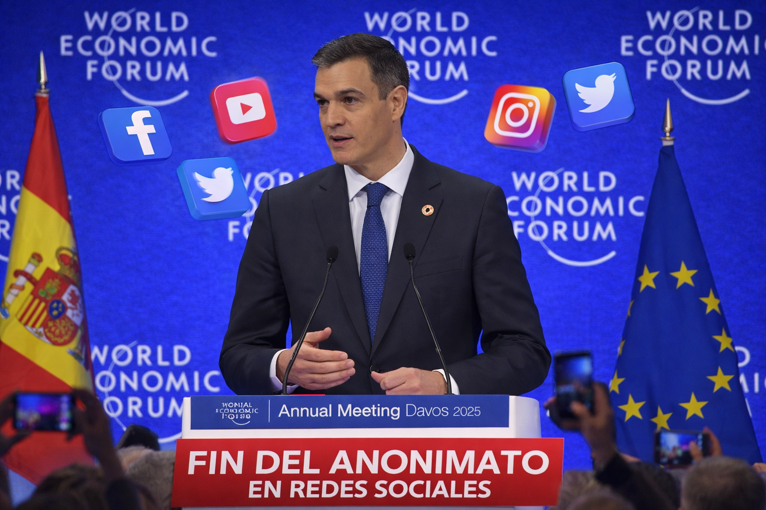 España propone acabar con el anonimato en redes