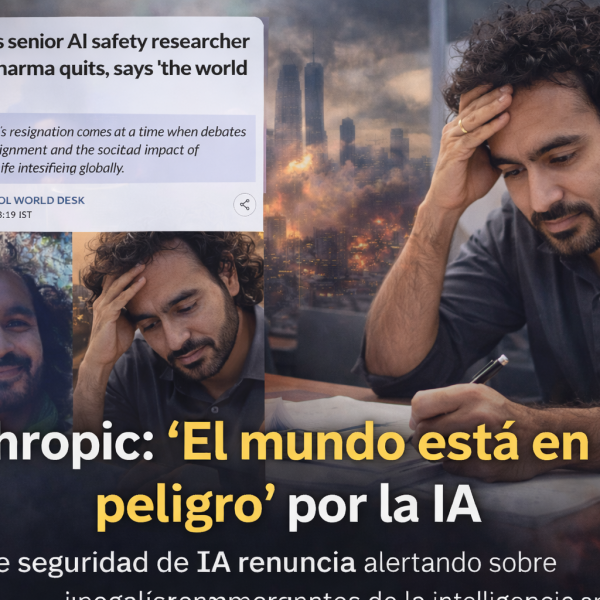 Anthropic: “El mundo está en peligro” por la IA