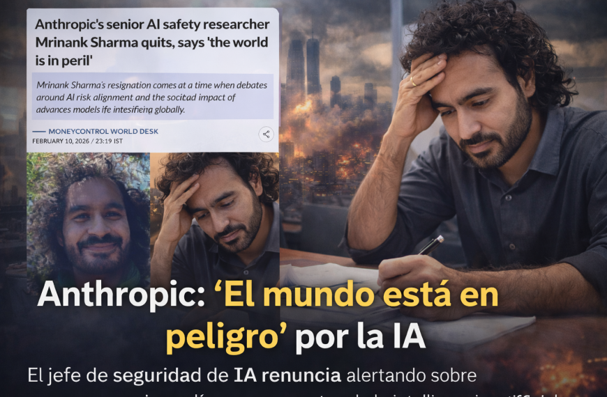 Anthropic: “El mundo está en peligro” por la IA