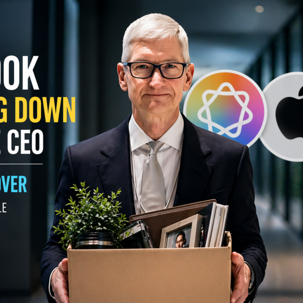 Tim Cook deja Apple: ¿la era de la IA está cambiando el liderazgo tecnológico?