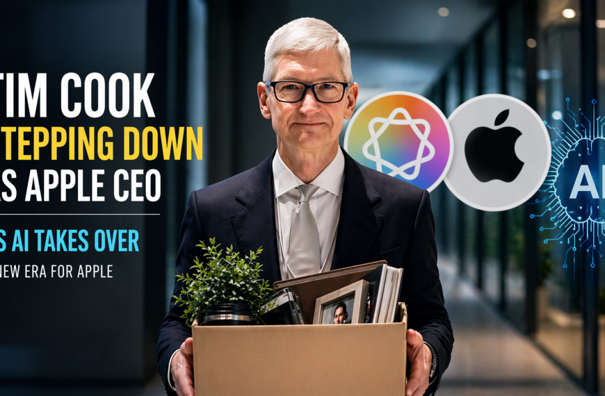 Tim Cook deja Apple: ¿la era de la IA está cambiando el liderazgo tecnológico?