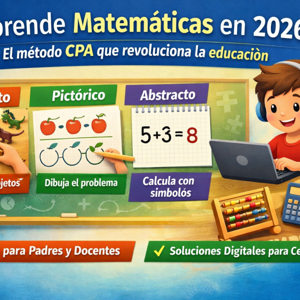 Aprender matemáticas en 2026: el método CPA que está revolucionando la educación (y por qué deberías conocerlo)
