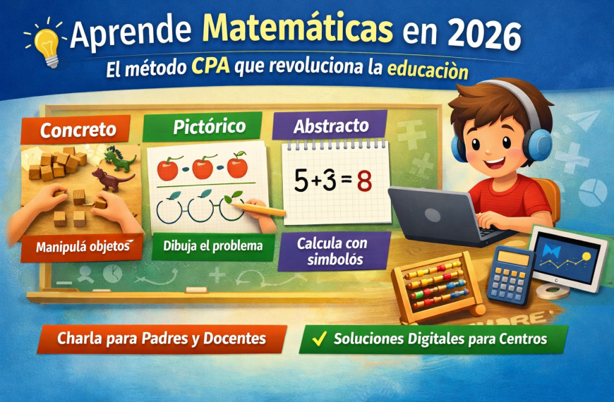 Aprender matemáticas en 2026: el método CPA que está revolucionando la educación (y por qué deberías conocerlo)