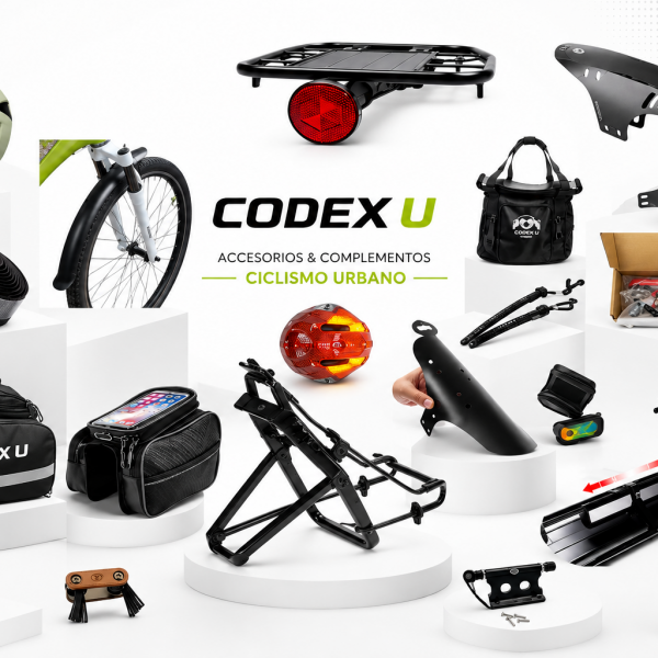 Accesorios y complementos de ciclismo urbano: soluciones inteligentes de Codex-U para el día a día