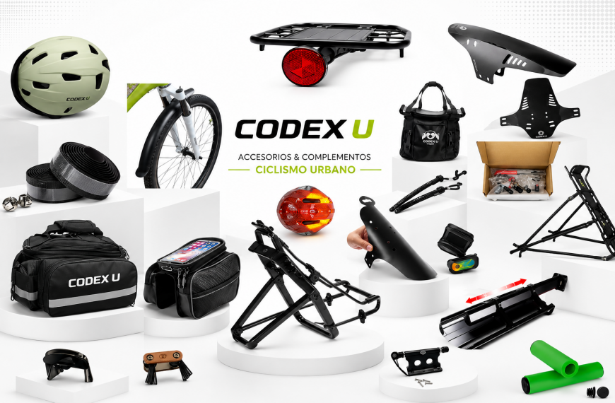 Accesorios y complementos de ciclismo urbano: soluciones inteligentes de Codex-U para el día a día