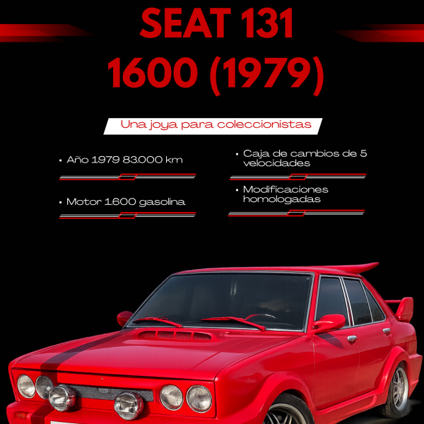 SEAT 131 1600 de 1979: el clásico español que sigue conquistando a los aficionados