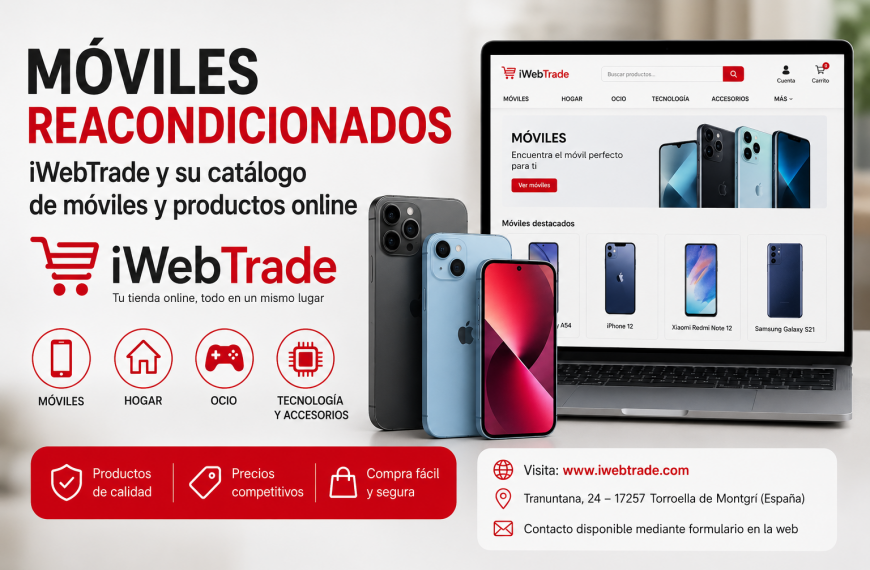 Móviles Reacondicionados: iWebTrade y su catálogo de móviles y productos online