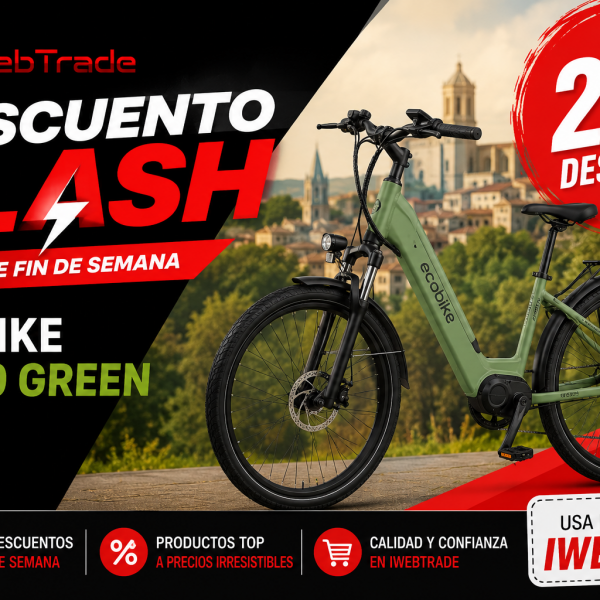 Descuentos Flash de iWebTrade: este fin de semana consigue un 25% de descuento en la Ecobike SX300 Green