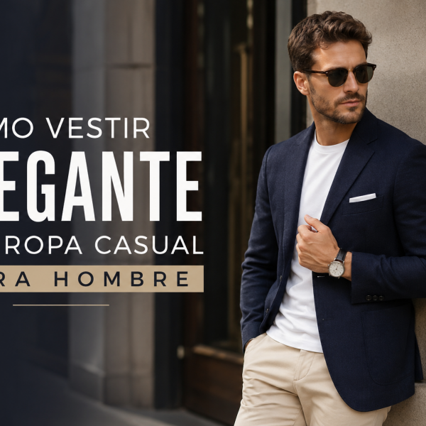Cómo vestir elegante con ropa casual para hombre