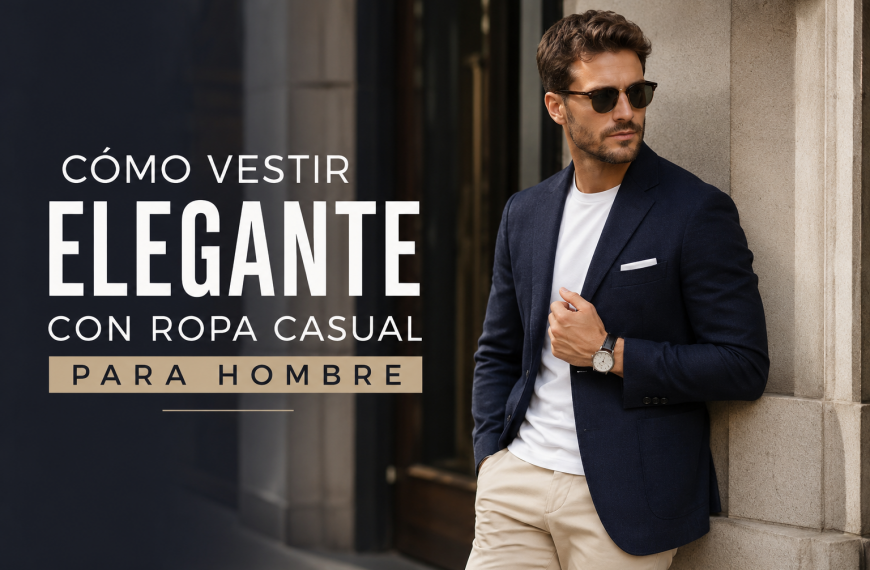 Cómo vestir elegante con ropa casual para hombre