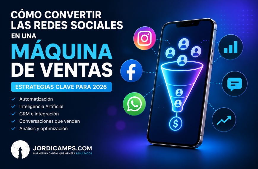 Cómo convertir las redes sociales en una máquina de ventas en 2026: las estrategias de JordiCamps.com que están marcando la diferencia