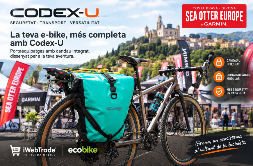 Ecobike presenta en Sea Otter Europe 2026 dos e-bikes con una promoción especial junto a CODEX-U