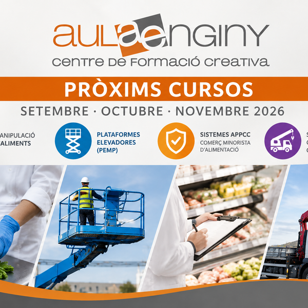 Próximos cursos de AulaEnginy: septiembre, octubre y noviembre de 2026
