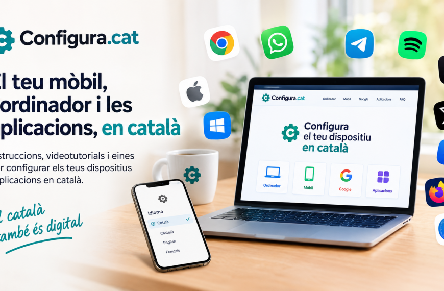 Herramientas para tener el móvil, el ordenador y las aplicaciones en catalán