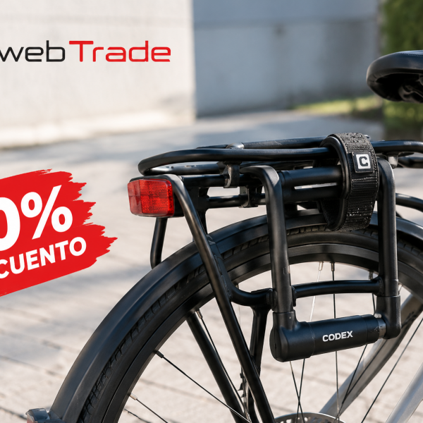 Candado Codex-U Urban negro con un 50% de descuento en iWebTrade