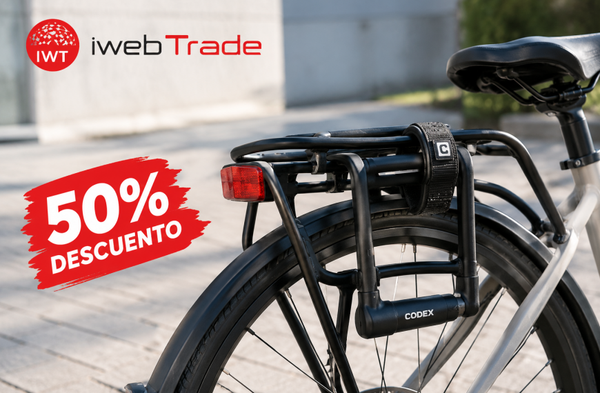 Candado Codex-U Urban negro con un 50% de descuento en iWebTrade